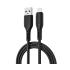 WiWU Wi-C042E A-L 2.4A Charging Cable USB - A to Lightning Data Transfer Cable 1M - Black